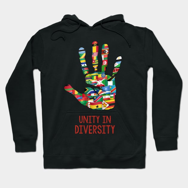 Unity in diversity Hoodie by Quirkypieces